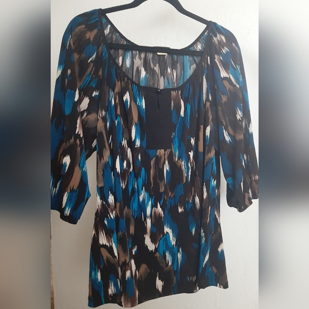Multicolor Keyhole Lightweight Business Office Blouse Women's Shirt
